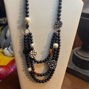 Boho Wooden Vintage Necklace